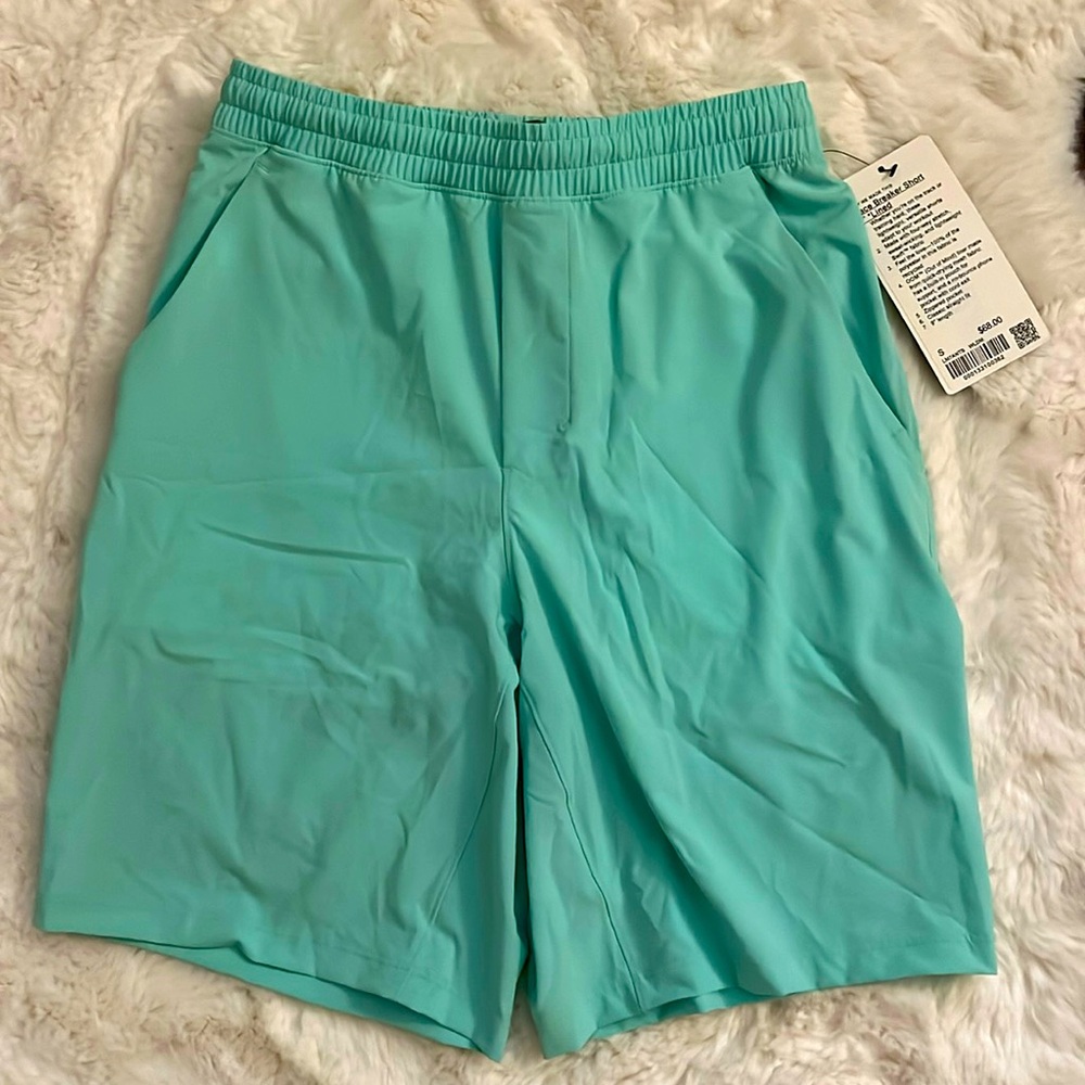 Lululemon Pace Breaker Lined Shorts Men 
 Mint 9” Inseam Classic Fit Active